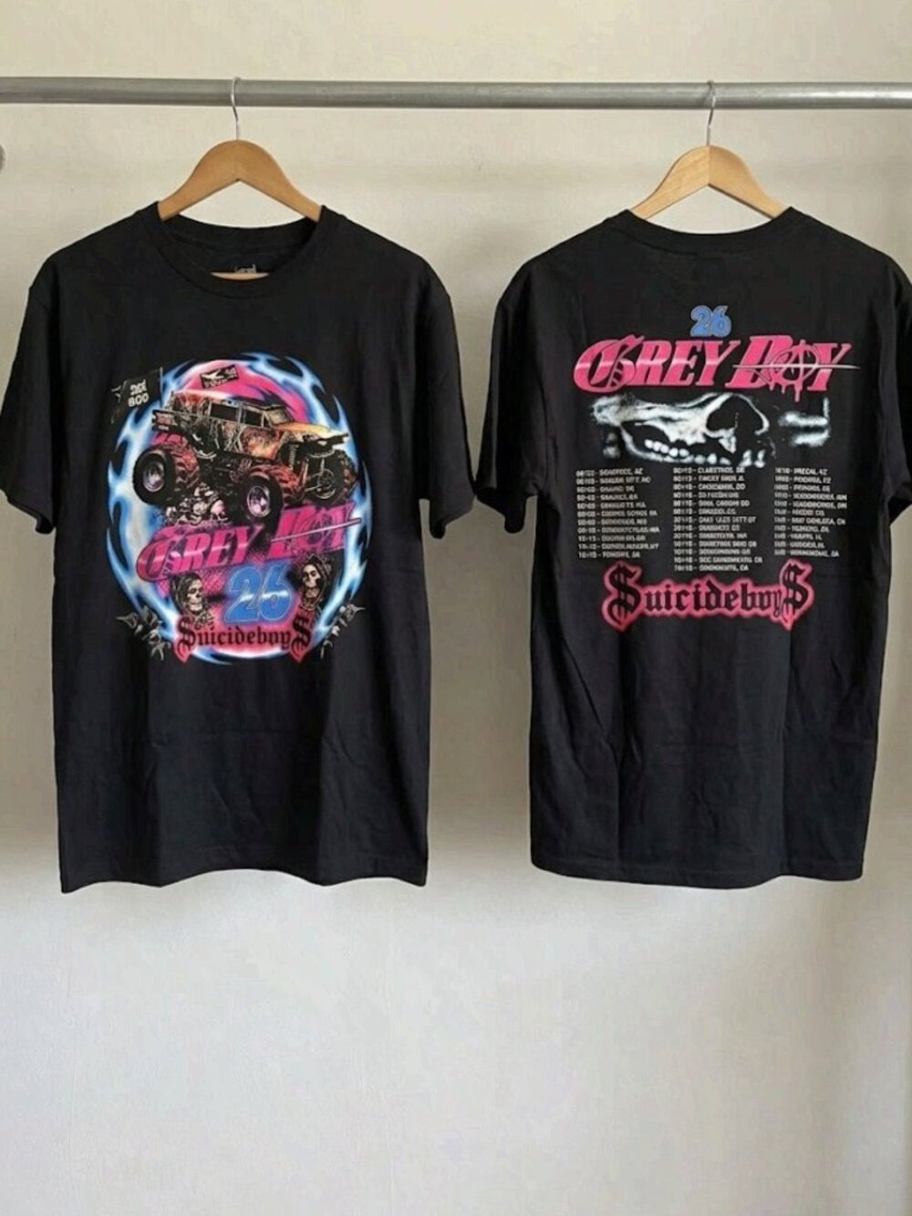 Suicideboys Greyday 2026 North America Tour Monster Truck T-Shirt Reprint